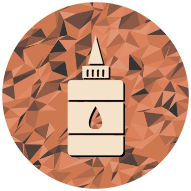 Bir mum simgesinin vektör illüstrasyonu