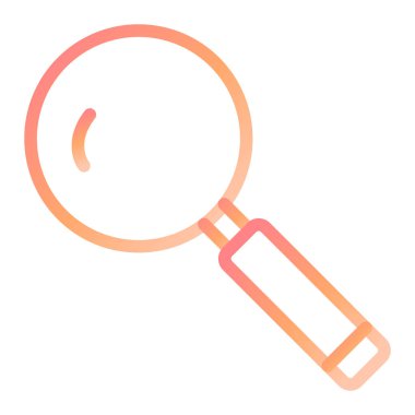 Arama simgesi vektör illüstrasyonu