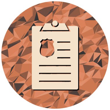 Modern rapor simgesinin vektör illüstrasyonu