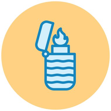 Çakmak. Web simgesi basit tasarım