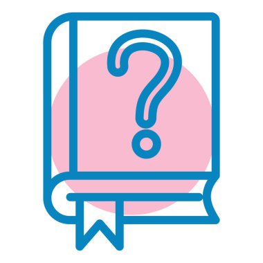 Kitap. Web simgesi basit illüstrasyon