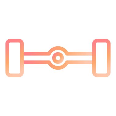 Dambıl. Web simgesi basit illüstrasyon