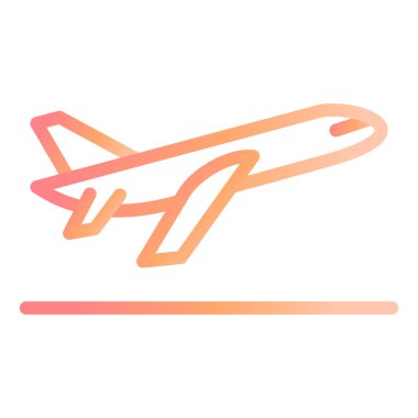 Havalan. Web simgesi basit illüstrasyon 