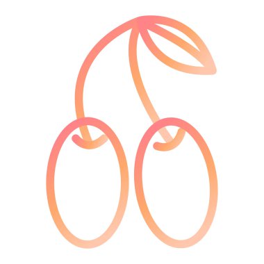 Jambolan. Web simgesi basit illüstrasyon 