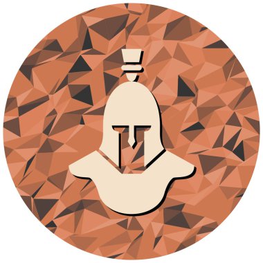 Taşaklı bir kadının vektör çizimi