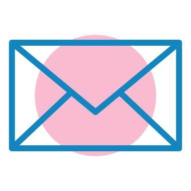 Mektup. Web simgesi basit illüstrasyon