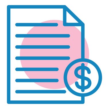 Dolar. Web simgesi basit tasarım