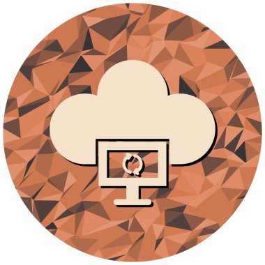 Bulut hesaplama. Web simgesi