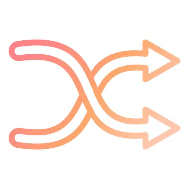 Karıştır. Web simgesi basit illüstrasyon 