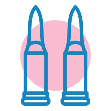 kurşun simgesi, vektör illüstrasyonu