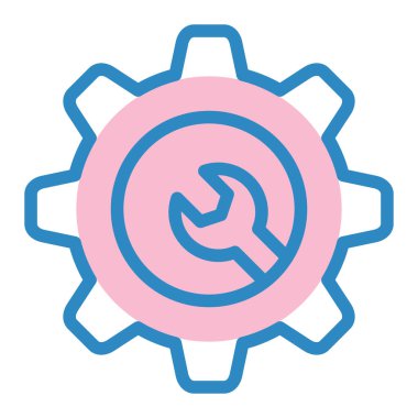 Ayarlar. Web simgesi basit tasarım