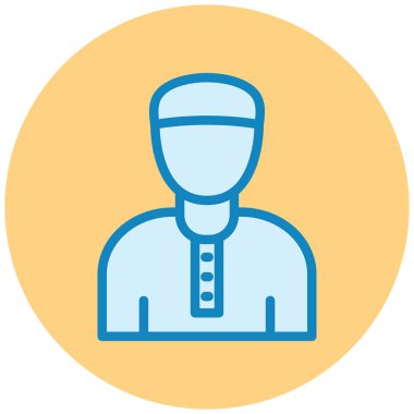 avatar. Web simgesi basit illüstrasyon