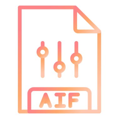 dosya ağ renkli simge, vektör illüstrasyonu