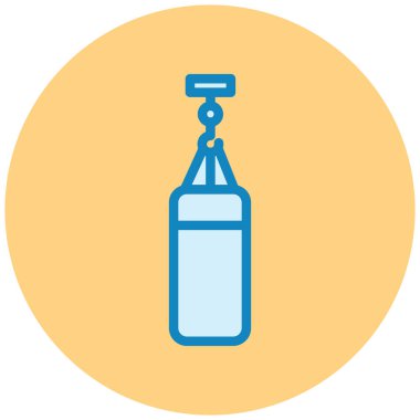 Kum Torbası. Basit illüstrasyon