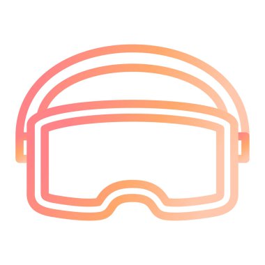 Gözlükler. Web simgesi basit illüstrasyon 