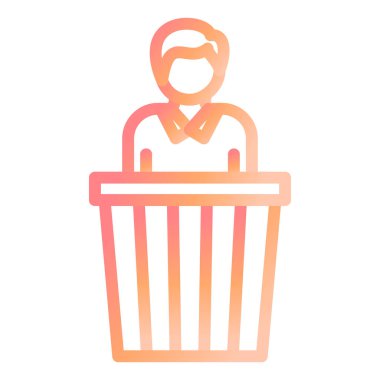 Erkek ikonu. basit öge