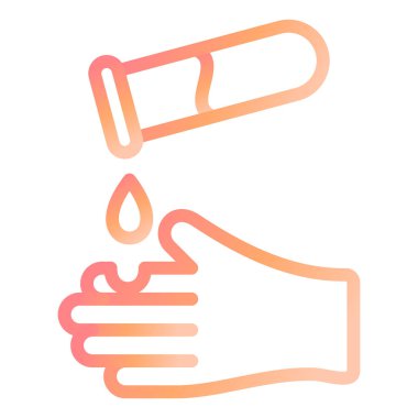 El ele tutuşma ikonu. Ana hatlarıyla kan bağışı vektör işareti. izole edilmiş sınır sembolü çizimi