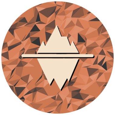 Bir yıldız simgesinin vektör illüstrasyonu