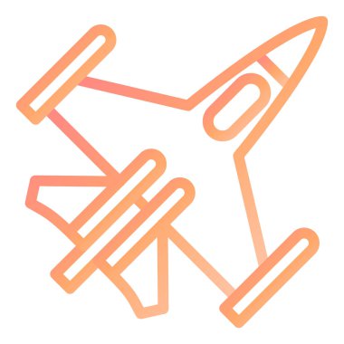 Uçak. Web simgesi basit illüstrasyon