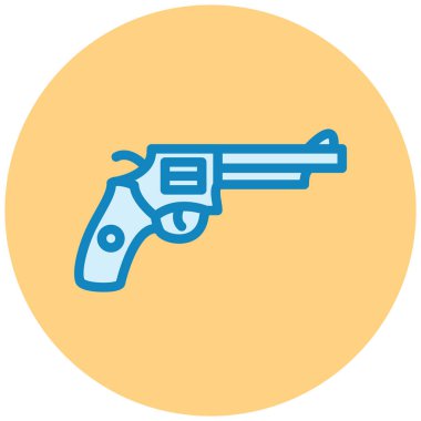 Bir silah simgesinin vektör illüstrasyonu