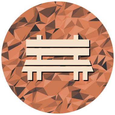 Modern simge işaretinin vektör illüstrasyonu.