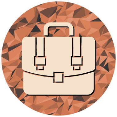 evrak çantası simgesi, vektör illüstrasyonu