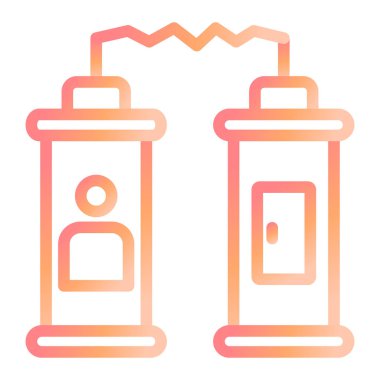 Işınlan. Web simgesi basit illüstrasyon 