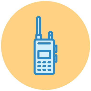 Radyo. Web simgesi vektör illüstrasyonu