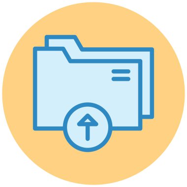 Dosya. Web simgesi basit illüstrasyon