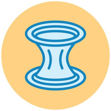 Eşsiz boru. Web simgesi