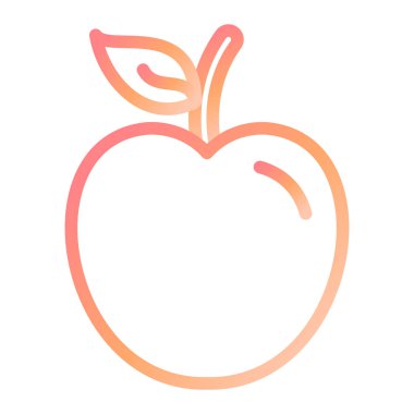 Kiraz. Web simgesi basit illüstrasyon 