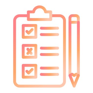 Organizatör. Web simgesi basit illüstrasyon 