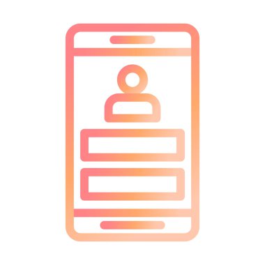 Giriş yap. Web simgesi basit illüstrasyon 