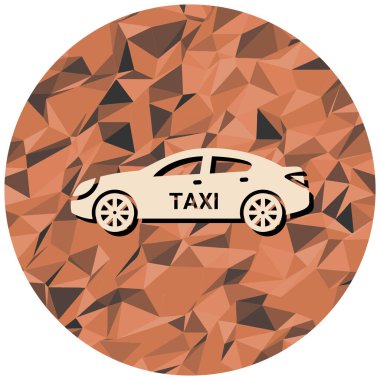 Araba ikonu. Web için otomatik vektör simgelerinin düz çizimi