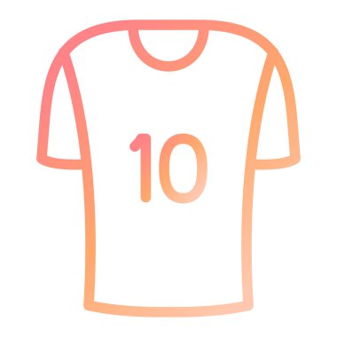 Jersey simgesi, vektör illüstrasyonu