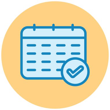 Belgenin basit düz simgesinin vektör illüstrasyonu