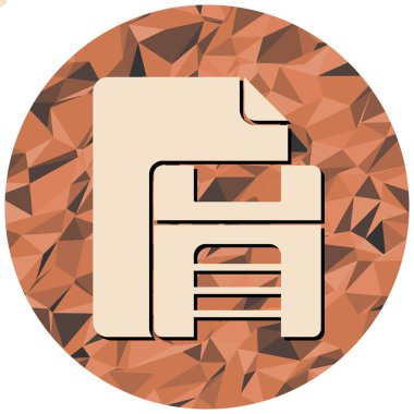 dosya simgesi, vektör illüstrasyonu basit tasarım