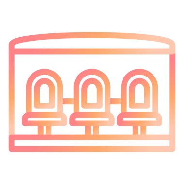 Kiliseye. Web simgesi basit tasarım