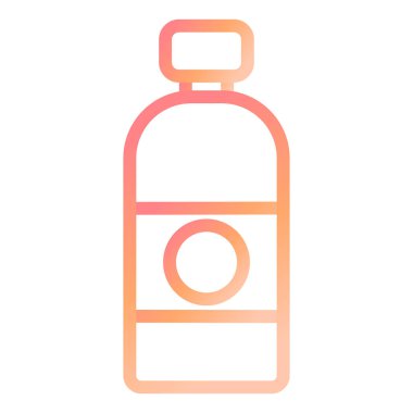 Şişe. Web simgesi basit illüstrasyon