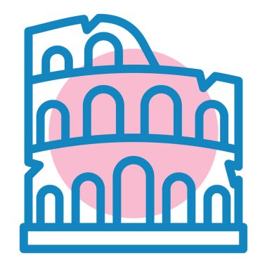 Bina. Web simgesi basit tasarım