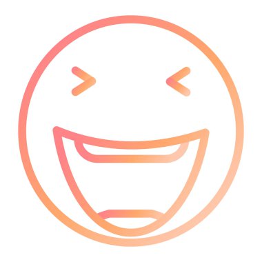 Komik yüz ifadesi vektör illüstrasyonu