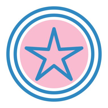 yıldız simgesi, vektör çizimi