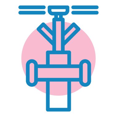 Bir bitki simgesinin vektör illüstrasyonu