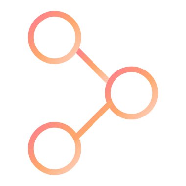 Paylaş. Web simgesi basit illüstrasyon