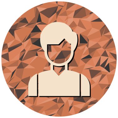 Kullanıcı profili vektör simgesi