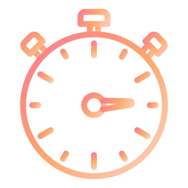 Kronometre Web simgesi basit illüstrasyon 