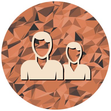 Bir kadın ve erkeğin vektör çizimi