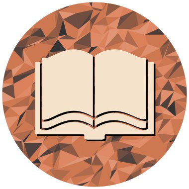 kitap simgesi vektör illüstrasyonu