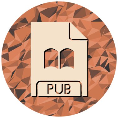 dosya biçimi simgesi, vektör illüstrasyonu