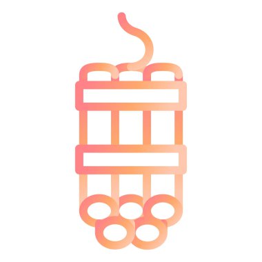 Bomba. Web simgesi basit illüstrasyon 